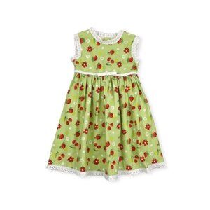 •Vintage• BT Kids Fruit And Floral Print Dress